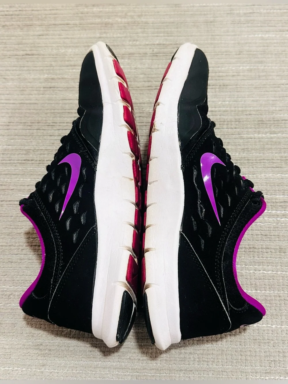 Nike Orive NM Suede Mesh Women’s Cross Trainer Sneakers Black Purple Size 5.5